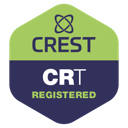 CREST CRT badge